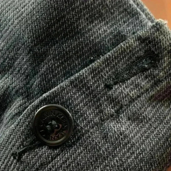 Calvin Klein jeans Jean blazer size SP pockets - Picture 8 of 10